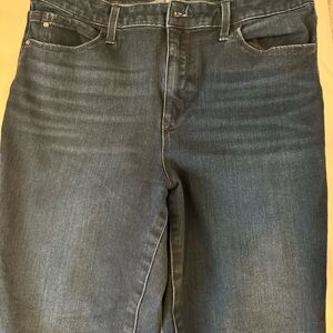 Skinnygirl the high rise skinny dark blue jeans